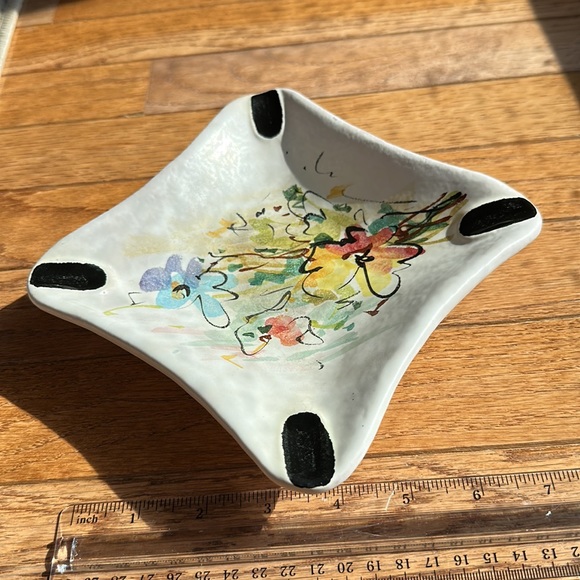 Signed pottery ashtray Italy W.C Italy 60/168 - Picture 7 of 16